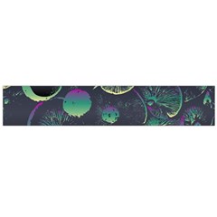 Psychedelic Mushrooms Background Large Premium Plush Fleece Scarf  by Ravend