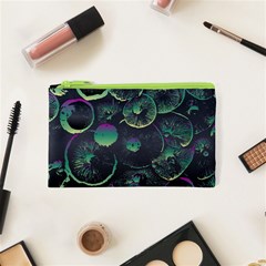 Psychedelic Mushrooms Background Cosmetic Bag (xs) by Ravend