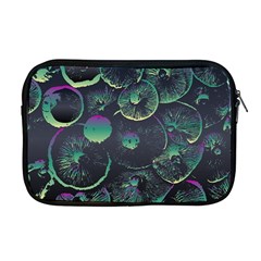 Psychedelic Mushrooms Background Apple Macbook Pro 17  Zipper Case by Ravend