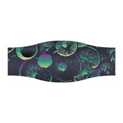 Psychedelic Mushrooms Background Stretchable Headband by Ravend