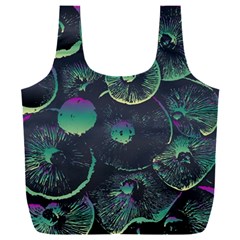 Psychedelic Mushrooms Background Full Print Recycle Bag (xxl) by Ravend