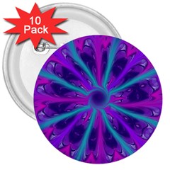 Wallpaper Tie Dye Pattern 3  Buttons (10 Pack)  by Ravend