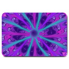 Wallpaper Tie Dye Pattern Large Doormat by Ravend