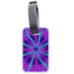 Wallpaper Tie Dye Pattern Luggage Tag (two Sides) by Ravend