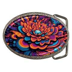 Flowers Painting Belt Buckles by Ravend