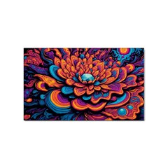 Flowers Painting Sticker Rectangular (10 Pack) by Ravend