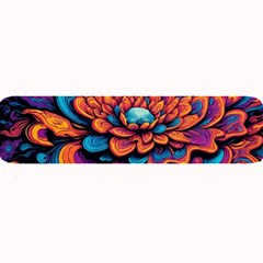 Flowers Painting Large Bar Mat by Ravend