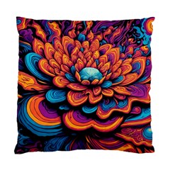 Flowers Painting Standard Cushion Case (two Sides)