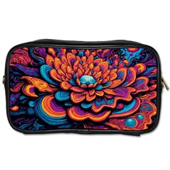 Flowers Painting Toiletries Bag (one Side) by Ravend