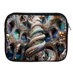 Fantasy Psychedelic Building Spiral Apple Ipad 2/3/4 Zipper Cases by Ravend