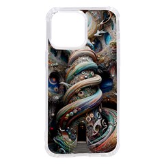 Fantasy Psychedelic Building Spiral Iphone 14 Pro Max Tpu Uv Print Case by Ravend