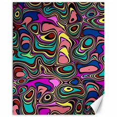 Bending Rotate Distort Waves Canvas 11  X 14  by Ravend