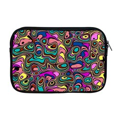 Bending Rotate Distort Waves Apple Macbook Pro 17  Zipper Case by Ravend