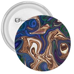 Pattern Psychedelic Hippie Abstract 3  Buttons by Ravend