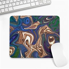 Pattern Psychedelic Hippie Abstract Large Mousepad by Ravend