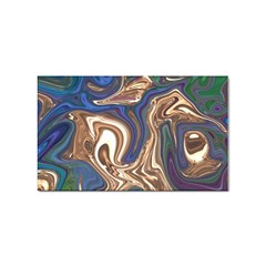 Pattern Psychedelic Hippie Abstract Sticker (rectangular) by Ravend