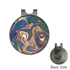 Pattern Psychedelic Hippie Abstract Hat Clips With Golf Markers by Ravend