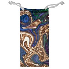 Pattern Psychedelic Hippie Abstract Jewelry Bag by Ravend