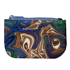 Pattern Psychedelic Hippie Abstract Large Coin Purse by Ravend