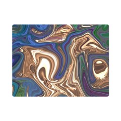 Pattern Psychedelic Hippie Abstract Premium Plush Fleece Blanket (mini) by Ravend