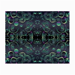 Background Pattern Mushrooms Small Glasses Cloth by Ravend