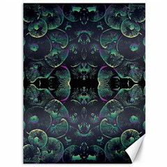 Background Pattern Mushrooms Canvas 36  X 48  by Ravend