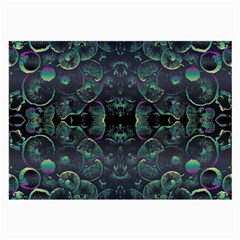 Background Pattern Mushrooms Large Glasses Cloth by Ravend