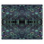 Background Pattern Mushrooms Premium Plush Fleece Blanket (Small) 50 x40  Blanket Front