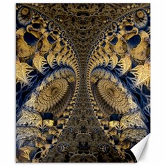 Fractal Spiral Infinite Psychedelic Canvas 8  X 10  by Ravend