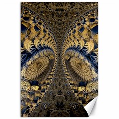 Fractal Spiral Infinite Psychedelic Canvas 20  X 30  by Ravend