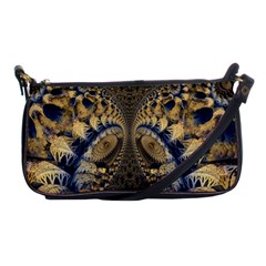 Fractal Spiral Infinite Psychedelic Shoulder Clutch Bag by Ravend