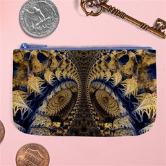 Fractal Spiral Infinite Psychedelic Large Coin Purse by Ravend