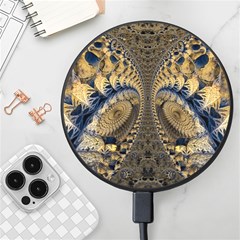 Fractal Spiral Infinite Psychedelic Wireless Fast Charger(black) by Ravend