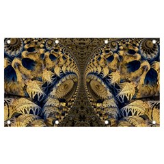 Fractal Spiral Infinite Psychedelic Banner And Sign 7  X 4  by Ravend