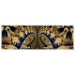 Fractal Spiral Infinite Psychedelic Banner and Sign 12  x 4  Front