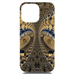 Fractal Spiral Infinite Psychedelic Iphone 14 Pro Max Black Uv Print Case by Ravend