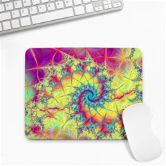 Fractal Spiral Abstract Background Small Mousepad