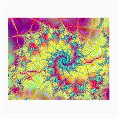 Fractal Spiral Abstract Background Small Glasses Cloth