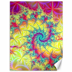 Fractal Spiral Abstract Background Canvas 36  x 48 