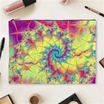 Fractal Spiral Abstract Background Cosmetic Bag (XL) Front