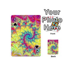 Fractal Spiral Abstract Background Playing Cards 54 Designs (mini)