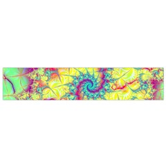 Fractal Spiral Abstract Background Small Premium Plush Fleece Scarf