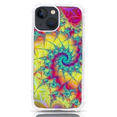 Fractal Spiral Abstract Background iPhone 13 mini TPU UV Print Case