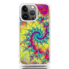 Fractal Spiral Abstract Background iPhone 13 Pro TPU UV Print Case