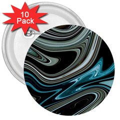 Abstract Waves Background Wallpaper 3  Buttons (10 Pack)  by Ravend