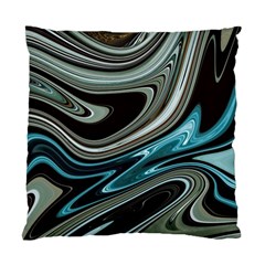 Abstract Waves Background Wallpaper Standard Cushion Case (two Sides)