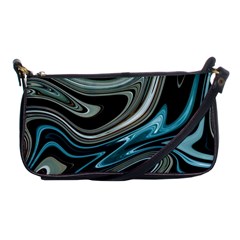 Abstract Waves Background Wallpaper Shoulder Clutch Bag by Ravend