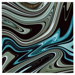 Abstract Waves Background Wallpaper Wooden Puzzle Square by Ravend