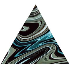 Abstract Waves Background Wallpaper Wooden Puzzle Triangle by Ravend