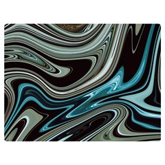 Abstract Waves Background Wallpaper Two Sides Premium Plush Fleece Blanket (extra Small)